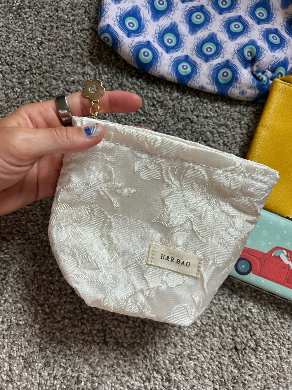 Bundle of random pouches and bags